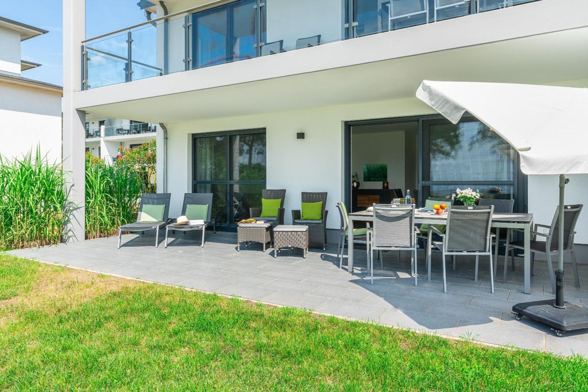 Terrassenwohnung "Inselhain" - Oase Am Haff Garz  Exterior photo